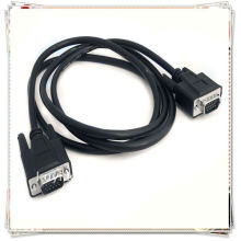 High Quality 1.8m 6ft Black 15 Pin male to female VGA splitter cable